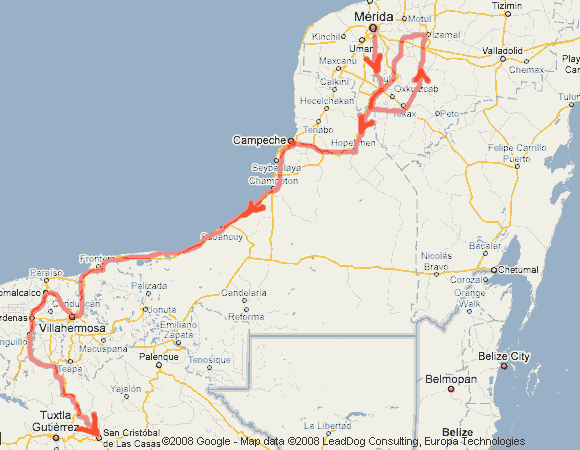 route map